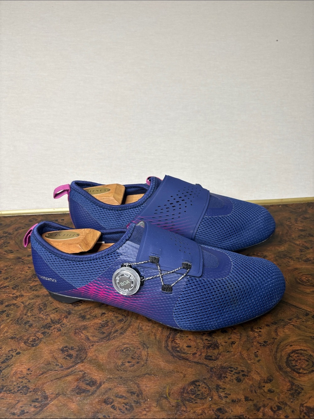 Shimano IC5 Indoor Cycling Shoes Blue Purple SH-IC500W Women 9.5 EU 42